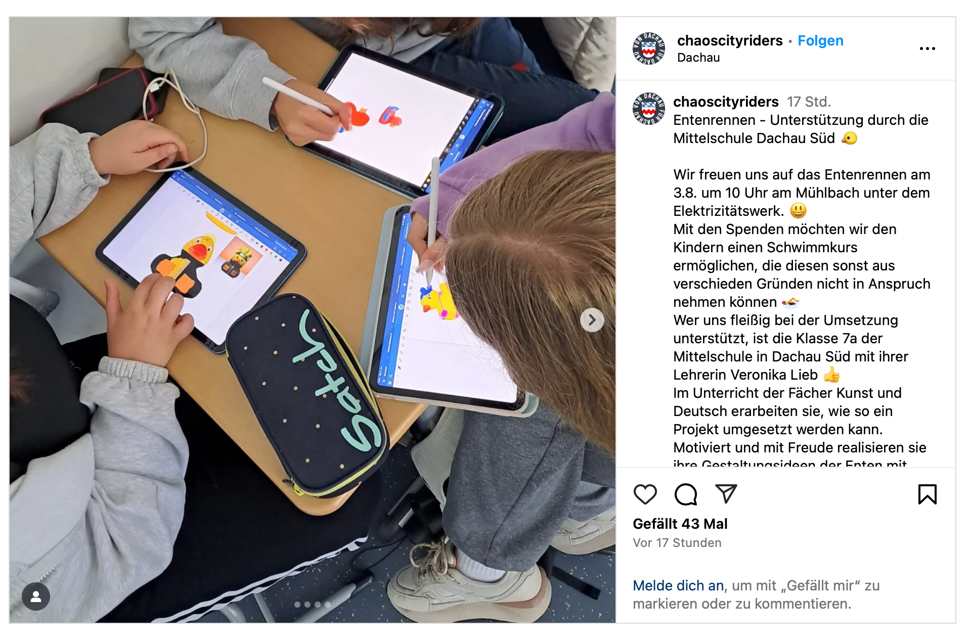 Chaoscityriders Entenrennen